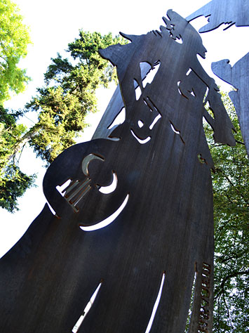 Stahlskulptur von Waldemar Nottbohm, 2013